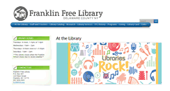 Desktop Screenshot of franklinfreelibrary.org